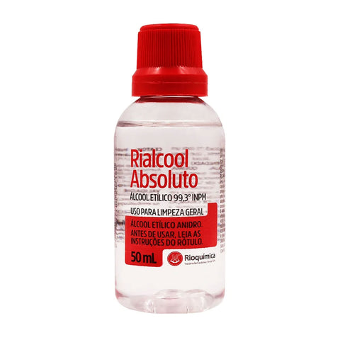 Rialcool Absoluto Álcool Etílico 99,3% Líquido 50ml