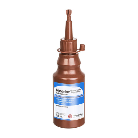 Imagem ilustrativa do produto Riodeine Degermante 100ml com 30 Twist Off - RIOQUÍMICA – Rioquimica
