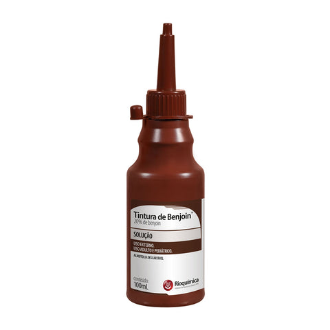 Imagem ilustrativa do produto Tintura Benjoim 20% 100ml com 30 Twist Off - RIOQUÍMICA – Rioquimica
