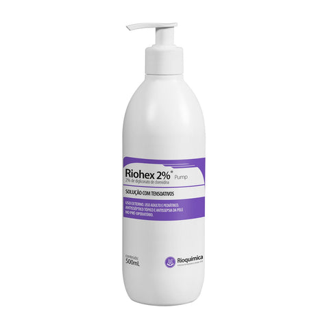 Imagem ilustrativa do produto Riohex 2% Degermante Pump com 1000ml - RIOQUÍMICA – Rioquimica