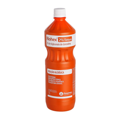Imagem ilustrativa do produto Riohex 2% Tintura 1000ml - RIOQUÍMICA – Rioquimica