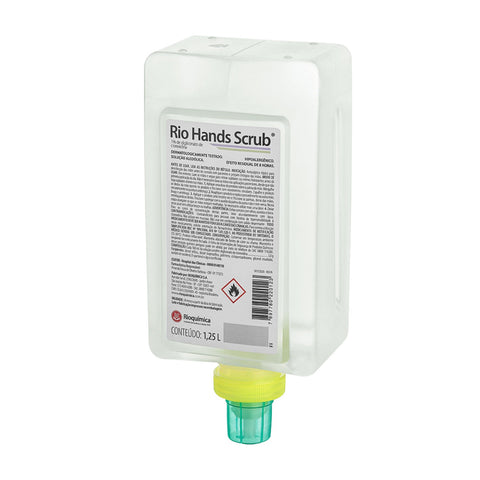 Imagem ilustrativa do produto Rio Hands Scrub 1250ml Refil com 4 - RIOQUÍMICA – Rioquimica