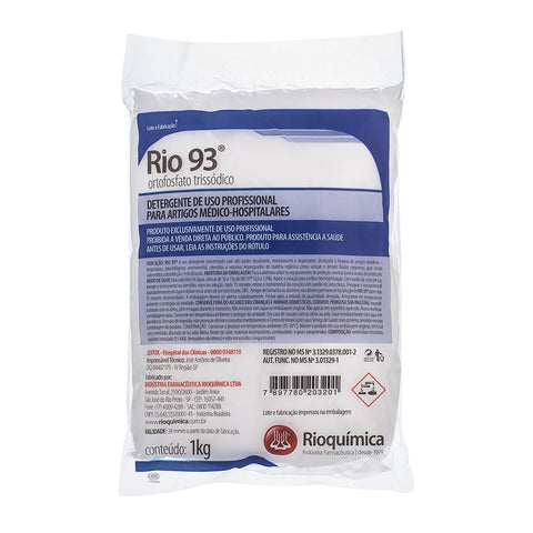 Imagem ilustrativa do produto Rio-93 Desincrustante Pó 1Kg - RIOQUÍMICA – Rioquimica