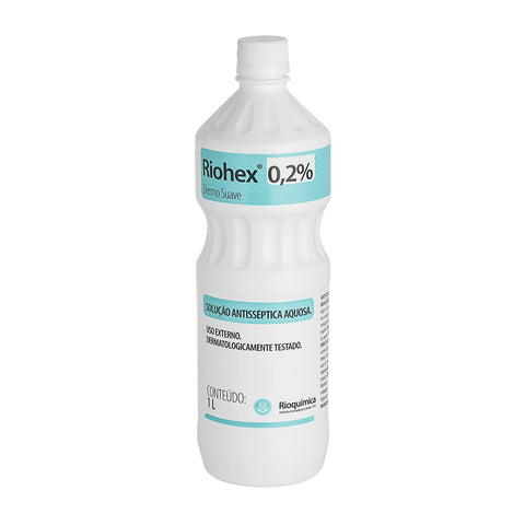 Imagem ilustrativa do produto Riohex 0,2% Dermo Suave com 1000ml - RIOQUÍMICA – Rioquimica