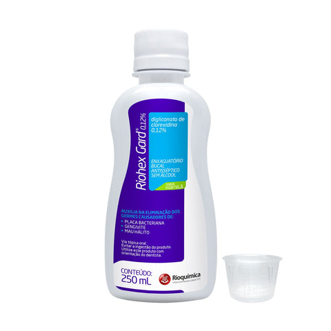Imagem ilustrativa do produto Riohex Gard 0,12% Loção Oral 250ml - RIOQUÍMICA – Rioquimica