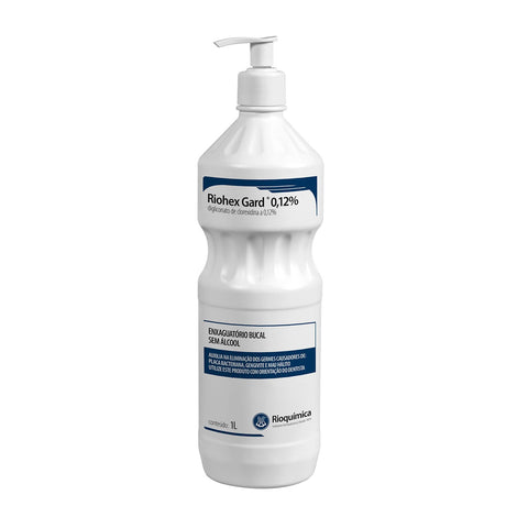 Imagem ilustrativa do produto Riohex Gard 0,12% Loção Oral Pump com 1000ml - RIOQUÍMICA – Rioquimica