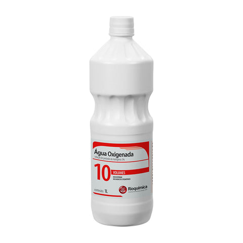 Imagem ilustrativa do produto Água Oxigenada 10Vol com 1000ml - RIOQUÍMICA – Rioquimica