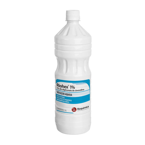 Imagem ilustrativa do produto Riohex 1% Aquoso com 1000ml - RIOQUÍMICA – Rioquimica