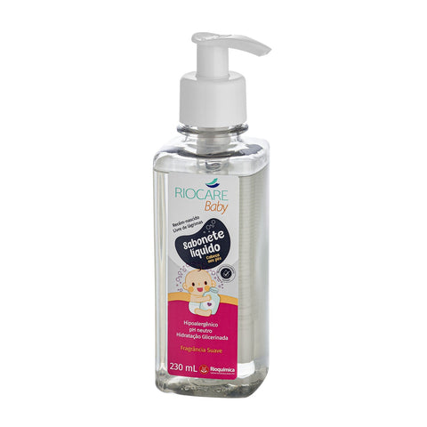 Imagem ilustrativa do produto Riocare Baby Sabonete Líquido com Fragrância 230ml - RIOQUÍMICA – Rioquimica