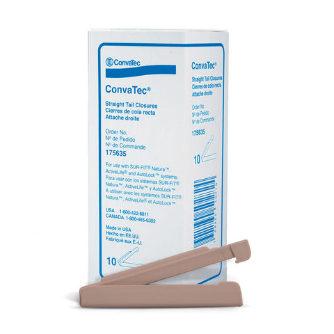 Imagem ilustrativa do produto Clip para Bolsa Drenável com 10 Reto - CONVATEC – Convatec