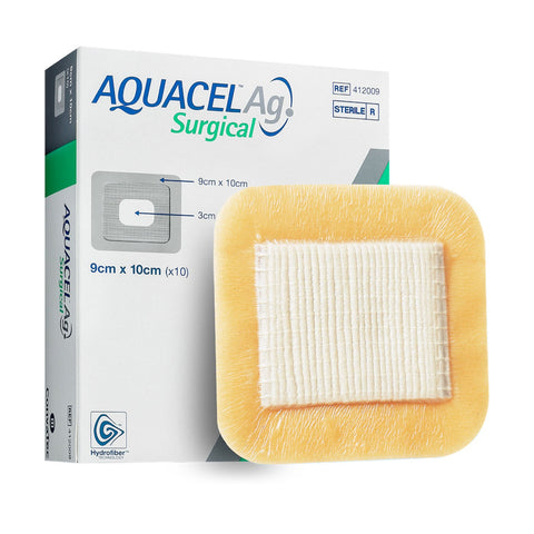 Imagem ilustrativa do produto Aquacel AG (Prata) Surgical 09x10cm com 10 - CONVATEC – Convatec