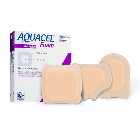 Imagem ilustrativa do produto Aquacel Foam Adesivo 19,8x14cm com 5 (Multiform) - CONVATEC – Convatec