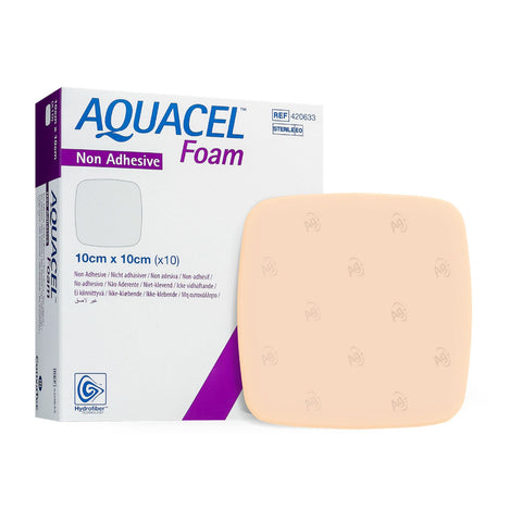 Imagem ilustrativa do produto Aquacel Foam não Adesivo 15x15cm com 10 - CONVATEC – Convatec