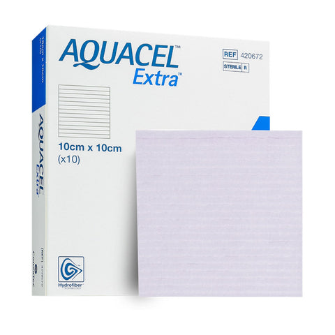 Imagem ilustrativa do produto Aquacel Extra 10x10cm com 10 - CONVATEC – Convatec