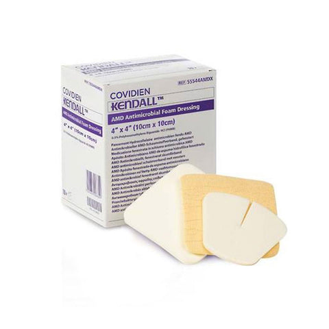 Imagem ilustrativa do produto Espuma Antimicrobiana PHMB Fenestra 8,9x7,6cm com 10 - CARDINAL – Cardinal